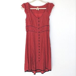 Anthropologie Maeve Floral Pinup Dress